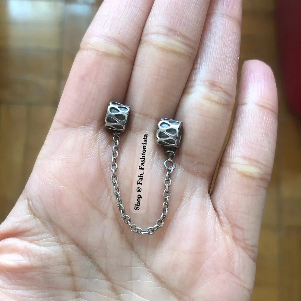Pandora Sterling Silver retired Safety Chain